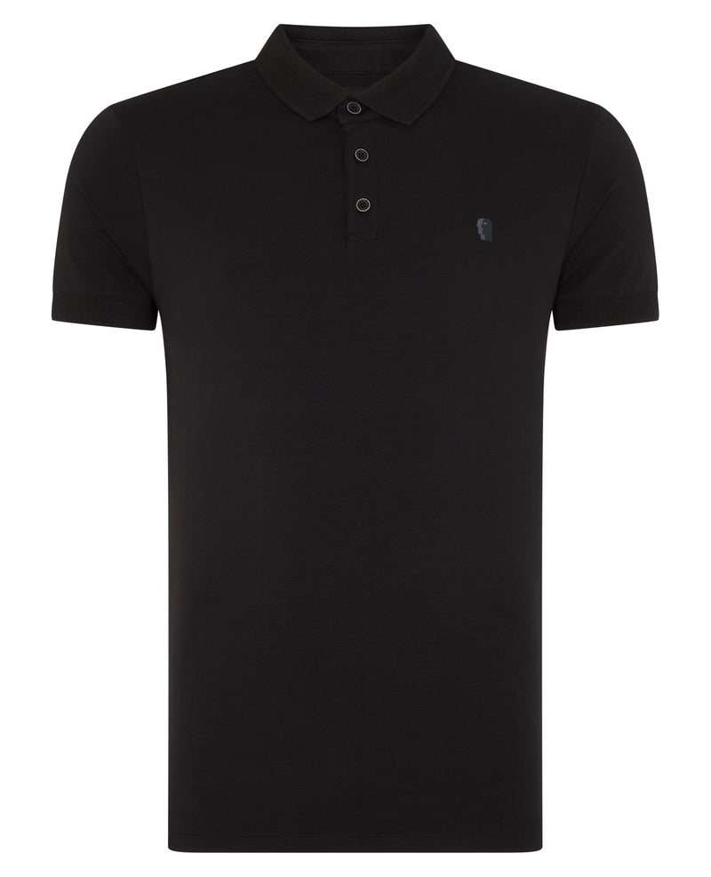 Ss Polo Shirt Brand - Black