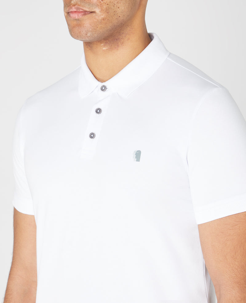 Ss Polo Shirt Brand - White