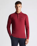 Long Sleeve Polo - Maroon