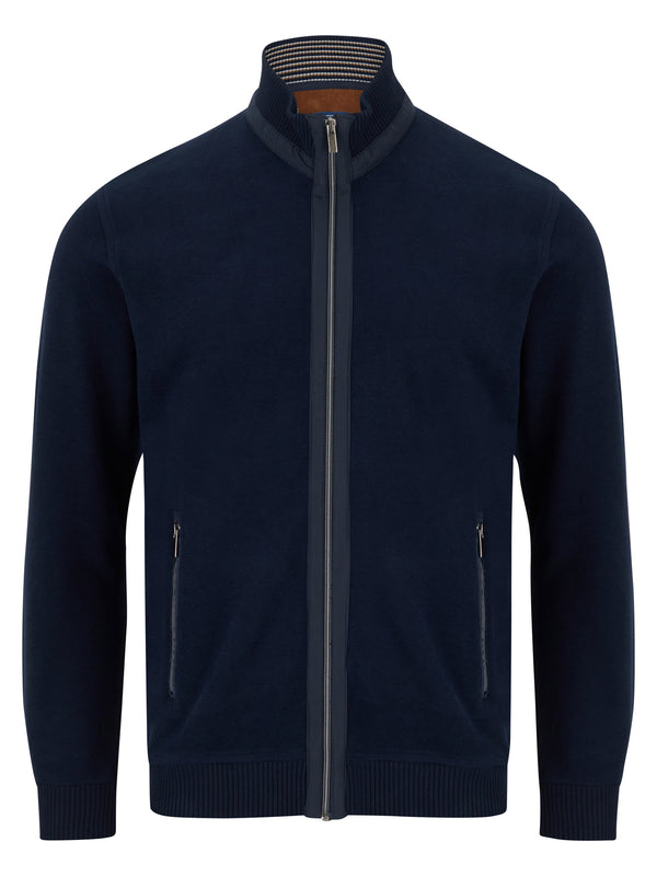 Full Zip Sweatshirt - Navy1