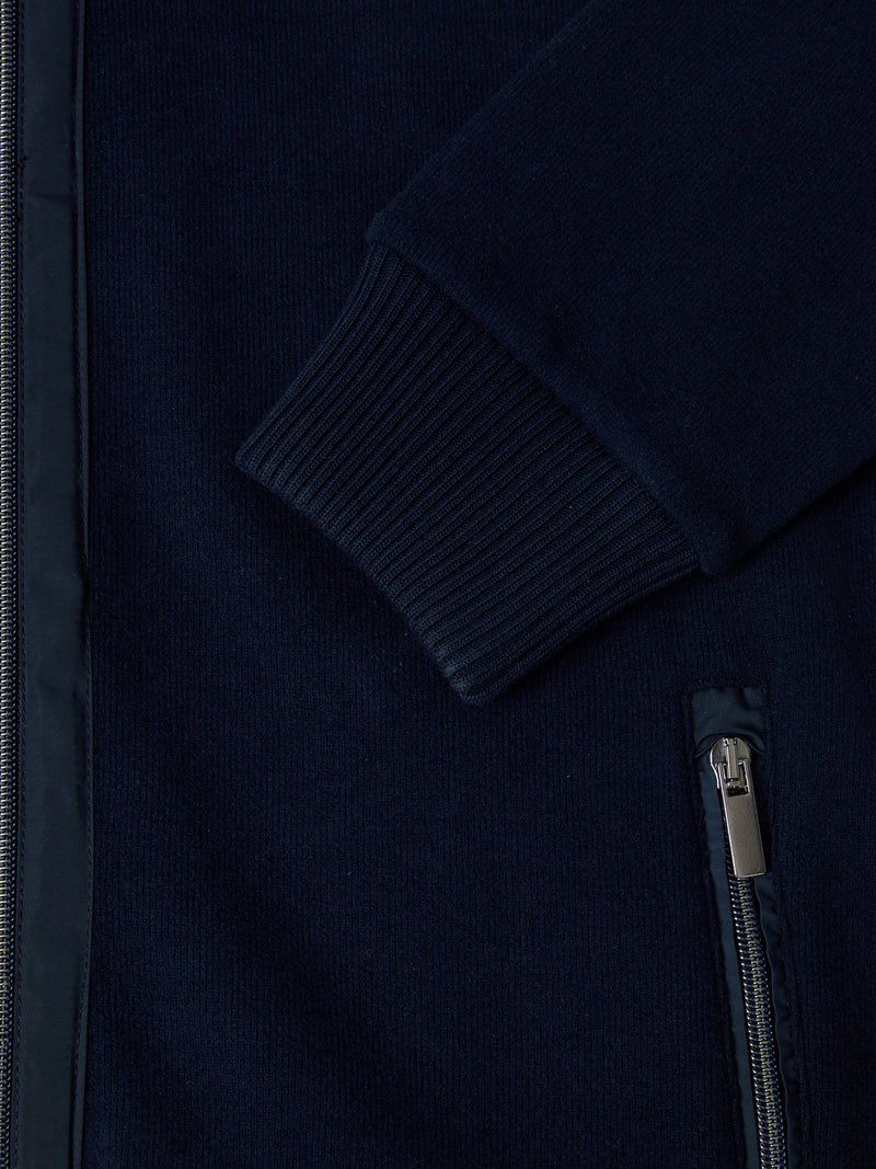 Full Zip Sweatshirt - Navy1