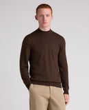 Mock Neck Jumper - Dark Chocolate