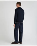 Mock Neck Jumper - Navy2