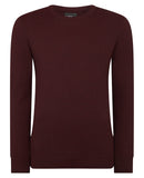 Round Neck Jumper - Plum