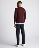 Round Neck Jumper - Plum