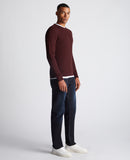 Round Neck Jumper - Plum
