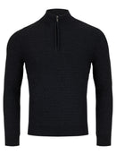Half Zip Jumper - Charcoal