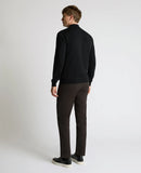 Button Neck Jumper - Black
