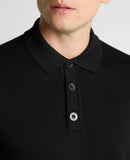 Button Neck Jumper - Black