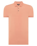 Short Sleeve Polo - Mid Pink