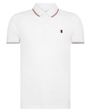 Short Sleeve Polo - White