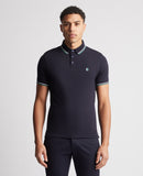 Short Sleeve Polo - Navy/olive