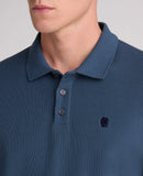 Long Sleeve Polo Shirt - Dark Turquoise