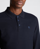 Long Sleeve Polo Shirt - Navy1