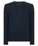 Round Neck Jumper - Slate Blue
