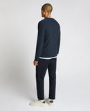 Round Neck Jumper - Slate Blue