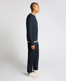 Round Neck Jumper - Slate Blue