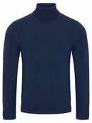 Roll Neck Jumper - Slate Blue