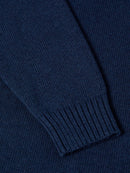 Roll Neck Jumper - Slate Blue