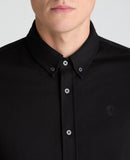 Buttondown Casual Shirt - Black