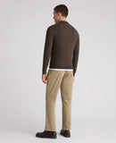 Long Sleeve Polo Shirt - Dark Chocolate