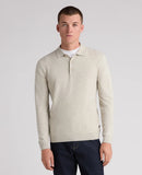 Long Sleeve Polo Shirt - Cream