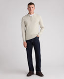 Long Sleeve Polo Shirt - Cream