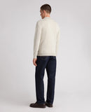 Long Sleeve Polo Shirt - Cream