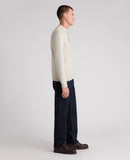 Long Sleeve Polo Shirt - Cream
