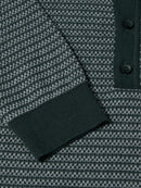 Long Sleeve Polo Shirt - Olive