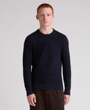 Round Neck Jumper - Navy