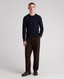 Round Neck Jumper - Navy