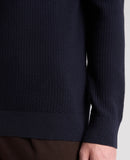 Round Neck Jumper - Navy