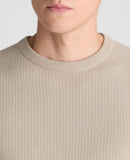 Round Neck Jumper - Stone
