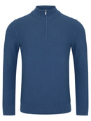1/2 Zip Jumper - Air Force Blue