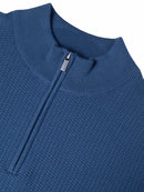 1/2 Zip Jumper - Air Force Blue
