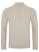 1/2 Zip Jumper - Stone