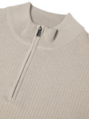 1/2 Zip Jumper - Stone