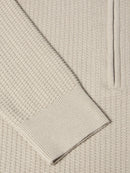 1/2 Zip Jumper - Stone