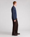 V-Neck Jumper - Slate Blue