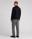 Long Sleeve Polo Shirt - Black