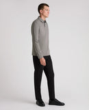 Long Sleeve Polo Shirt - Dark Grey