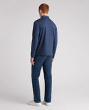 Long Sleeve Polo Shirt - Dark Blue