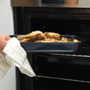 34cm Glass Roaster Navy