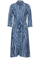 Print Dress - Soft Light Blue