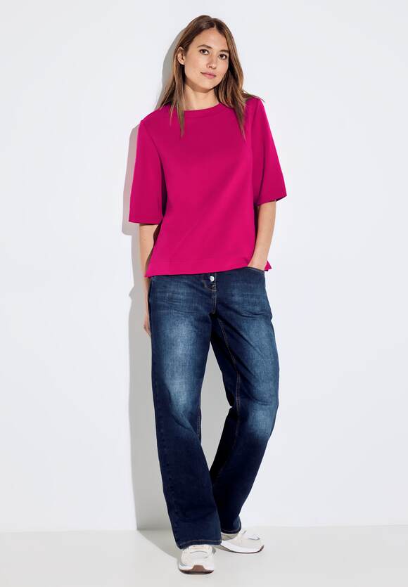 Modal Short Sleeve Sweatshirt - Pink Sorbet