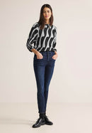 Big Graphic Dessin Shirt - Black