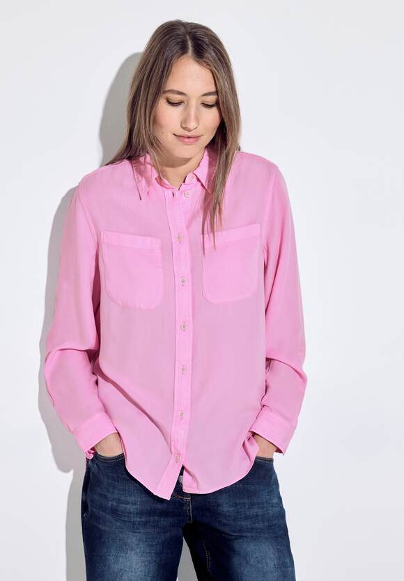 Color Lyocell Blouse - Tender Rose
