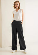Straight Leg Trouser - Black