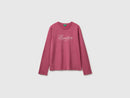 Girls Logo Long Sleeve T-Shirt - Dusty Pink